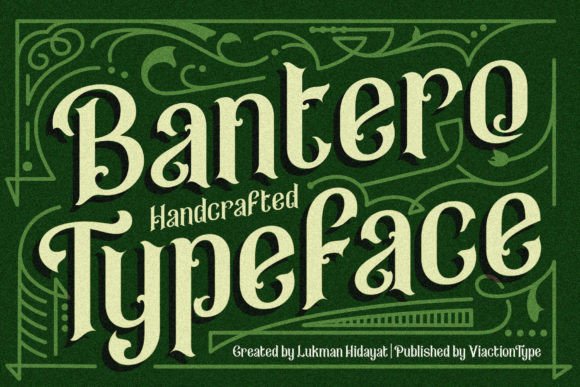 Bantero: A Vintage Display Font with a Unique Touch