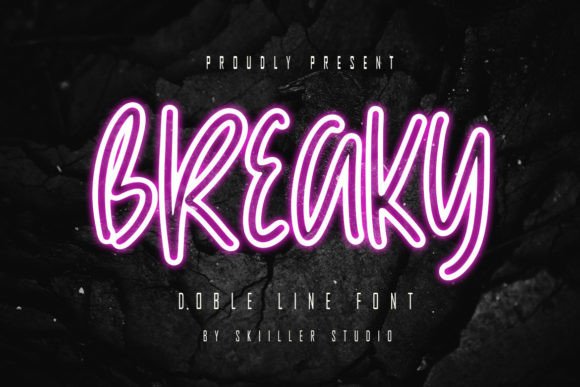 Breaky: A Handwritten Display Font That Adds Personality to Your Designs