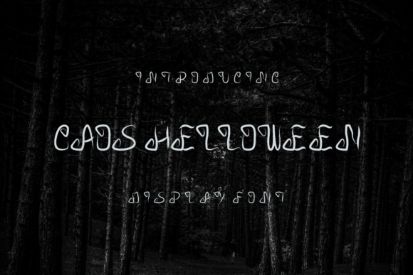 Caos Helloween: A Bold, Handwritten Font