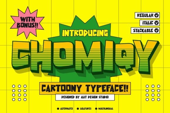 Chomiqy: A Bold, Playful Font That Brings Your Designs to Life