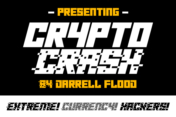 Crypto Crash: A Sci-Fi Font for the Digital Age