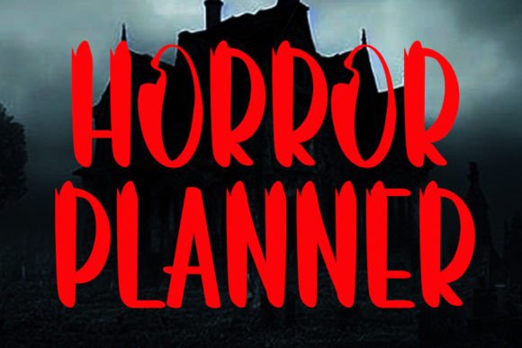 Discover the Power of Horror Planner: A Mysterious Handwritten Font for Creative Projects