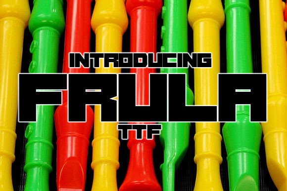 Frula: A Bold Display Font for Maximum Impact