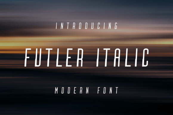 Futler Italic: A Unique Display Font for Creative Projects