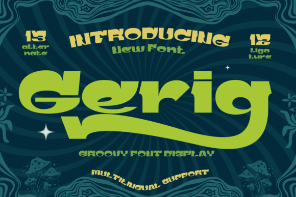 Gerig and Gerig: A Stylish Display Font for Creative Expression