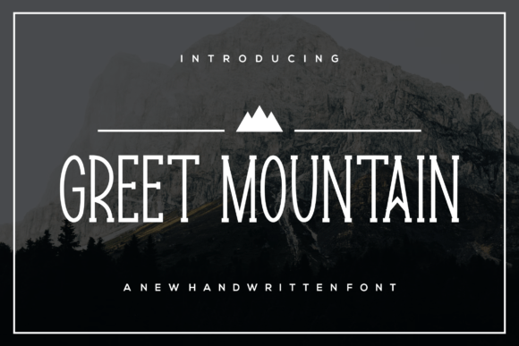 Greetmountain: A Bold and Authentic Display Font for Modern Branding