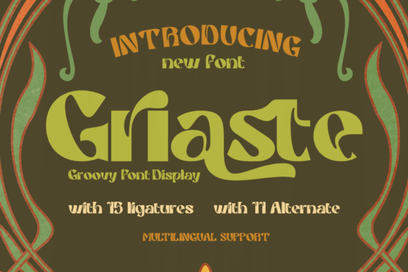 Griaste: A Quirky Font with Bold Personality