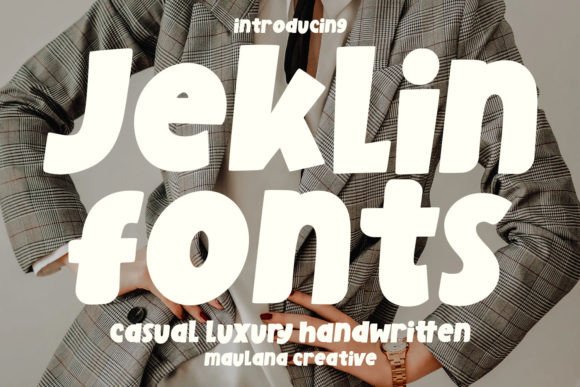 Jeklin: A Friendly Handwritten Font
