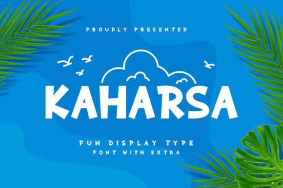 Kaharsa: A Modern and Fun Display Font for Creative Projects