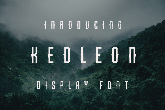 Kedleon: A Versatile and Expressive Display Font for Modern Design