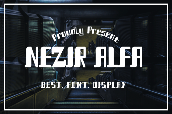 Nezir Alfa: A Strategic Display Font for Creative and Professional Excellence