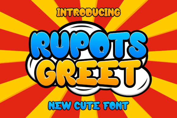 Rupots Greet: A Playful and Expressive Display Font for Creative Projects