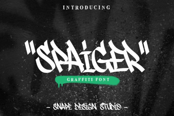 Spaiger: A Bold and Urban Display Font for Creative Projects