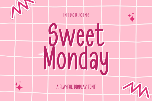 Sweet Monday: A Playful Font for Creative Projects